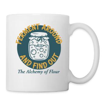Fermentation au pain au levain et découverte - Mug blanc - blanc - Droite