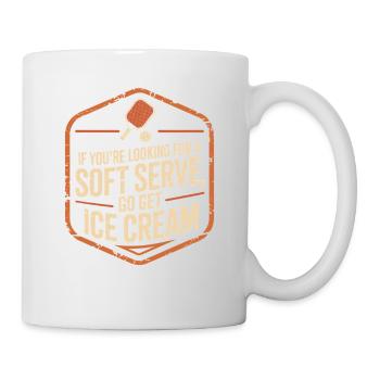Pickleball Spieler Looking For Soft Serve Dinking - Tasse - Weiß - Rechts