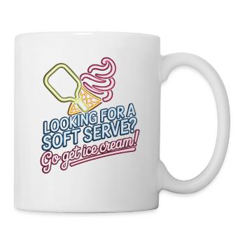 Pickleball Spieler Looking For Soft Serve Dinking - Tasse - Weiß - Rechts