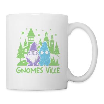 Ville des Gnomes Costumés de Gnomes de jardin - Mug blanc - blanc - Droite