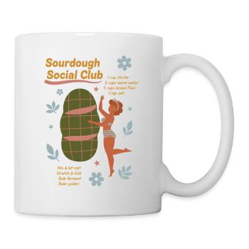 Sourdough Social Club Bread Baking Baker - Mug - white - Right