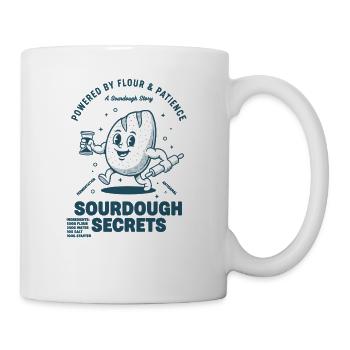 sourdough Bread Baking Secrets Powered By Flour - Mug - white - Right