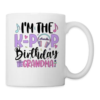 Je suis la grand-mère d’anniversaire de K Pop - Mug blanc - blanc - Droite