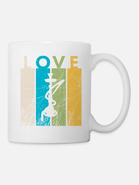 love shisha / hookah - Tasse - Weiß