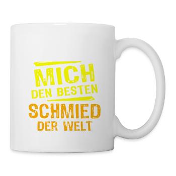 Schmied Geschenk - Tasse - Weiß - Rechts