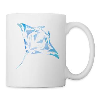 MantaRayBlue - Mug - white - Right