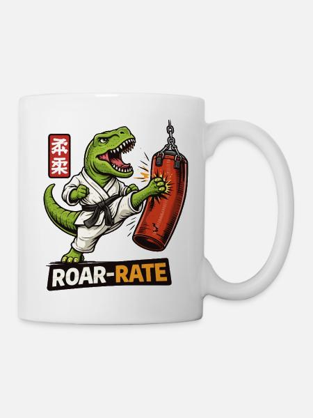 Dino Dojo Roar - Tasse - Weiß