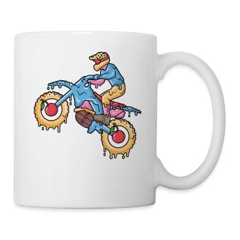 Motocross Eiscreme Dirt Bike Dirtbike Kinder - Mug - white - Right