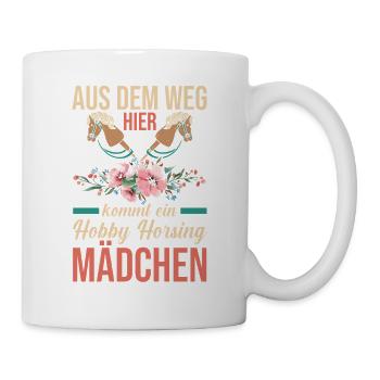 Steckenpferd Hobbyhorse Hobby Horsing - Tasse - Weiß - Rechts