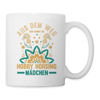 Steckenpferd Hobbyhorse Hobby Horsing - Tasse - Weiß - Rechts