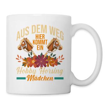 Steckenpferd Hobbyhorse Hobby Horsing - Tasse - Weiß - Rechts