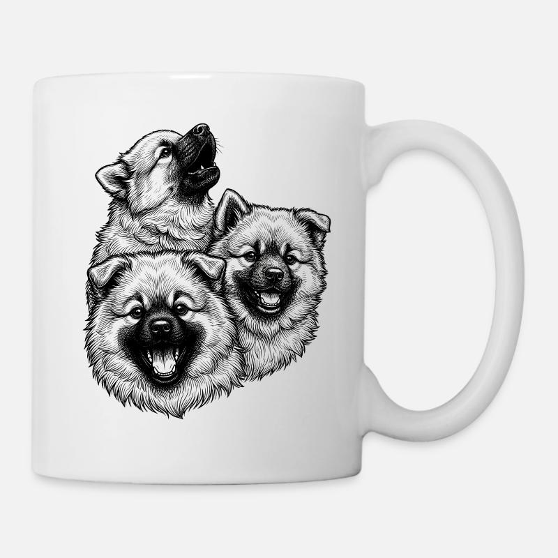 Eurasier | Fluffies - Tasse - Weiß