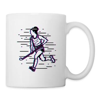 Hockey sur gazon filles - Mug blanc - blanc - Droite