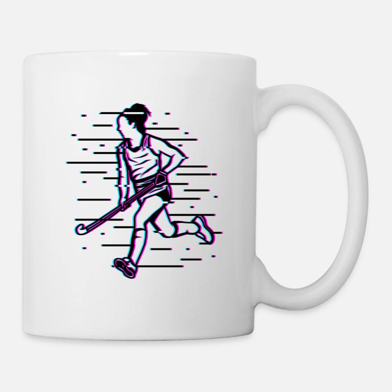 Feldhockey Mädchen - Tasse - Weiß
