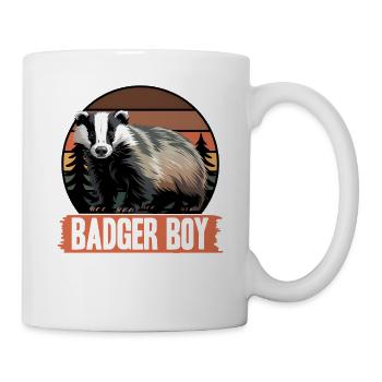 Funny Animal Badger - Mug - white - Right