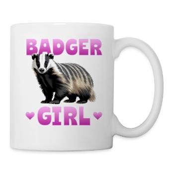 Funny Animal Badger - Mug - white - Right