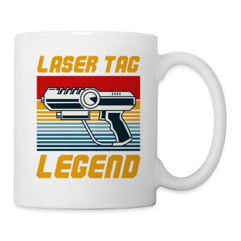 Laser Tag Legend Retro Blaster Graphic - Tasse - Weiß - Rechts
