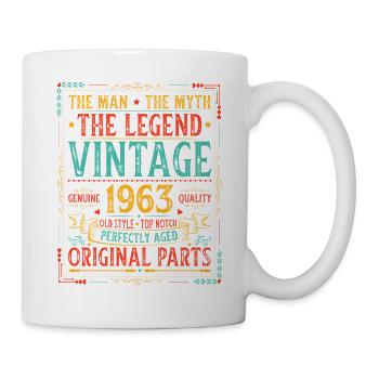 Pièces originales Legend Vintage 1963 - Mug blanc - blanc - Droite