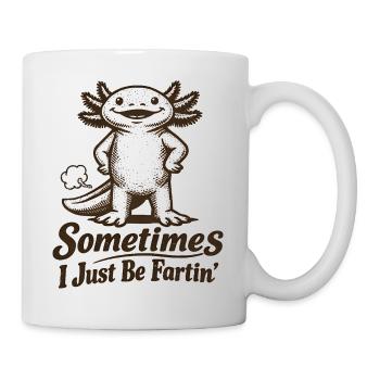 Parfois, je pète simplement. - Mug blanc - blanc - Droite
