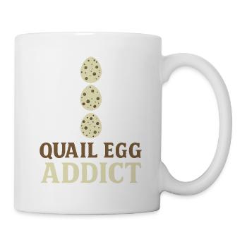 Quail Keeper Quail Farmer Backyard Quail - Mug - white - Right