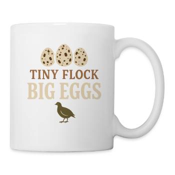 Quail Keeper Quail Farmer Backyard Quail - Mug - white - Right