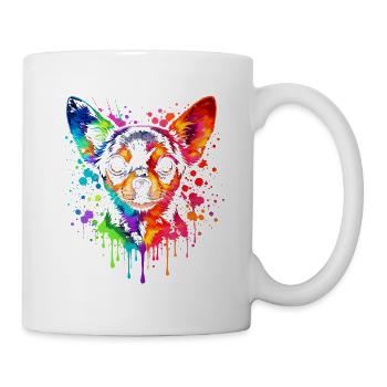 Chihuahua | Small Dog Pop Art - Mug - white - Right