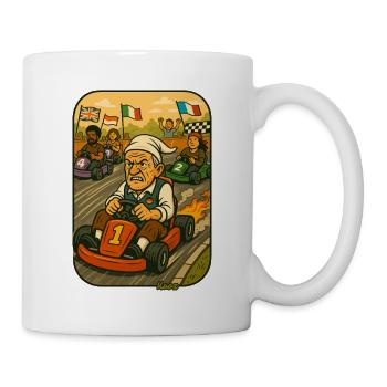 Grandpa Go-Kart Sprint - Mug - white - Right