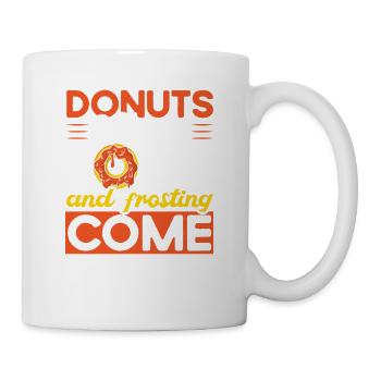 Restauration rapide en donuts - Mug blanc - blanc - Droite