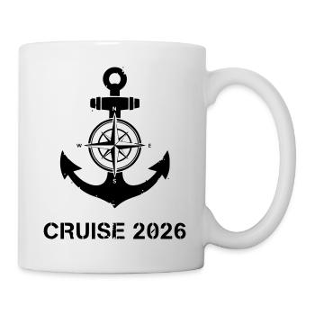 Anker Kompass Cruise 2026 - Tasse - Weiß - Rechts