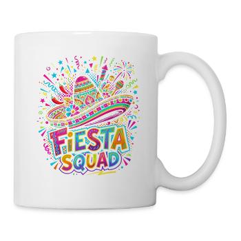 Explosion de sombreros de l’équipe Fiesta - Mug blanc - blanc - Droite