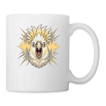Tête sonore Kakadu - Mug blanc - blanc - Droite