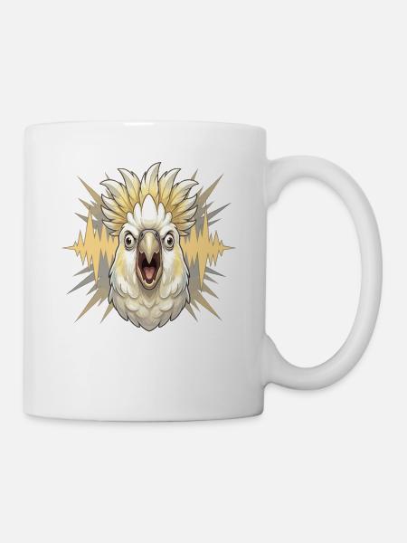 Kakadu Klangkopf - Tasse - Weiß