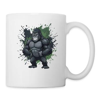 Kraftgorilla Spritzer-Style - Mug - white - Right