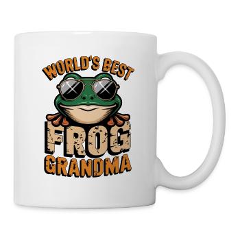 Meilleure grenouille grand-mère du monde avec - Mug blanc - blanc - Droite