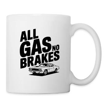 All Gas No Brakes - Mug - white - Right