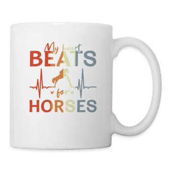 Ich liebe Reiten - Tasse - Weiß - Rechts