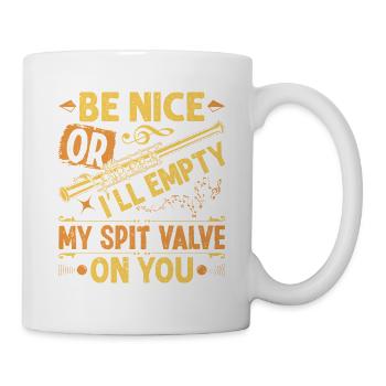  Piccoloist Spit Valve Marching Band Uniform - Mug - white - Right