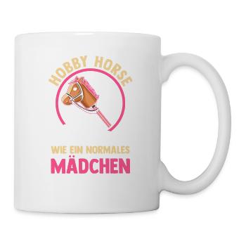 Steckenpferd Hobbyhorse Hobby Horsing - Tasse - Weiß - Rechts