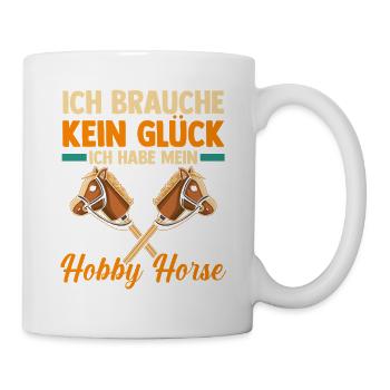 Steckenpferd Hobbyhorse Hobby Horsing - Tasse - Weiß - Rechts