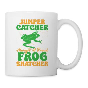 Frog Catcher Jumper Catcher Always A Proud Frog - Mug - white - Right
