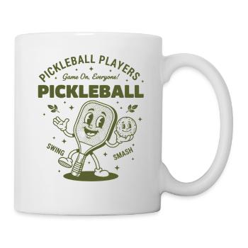 Pickleball-Spieler lustige Pickleball-Liebe - Tasse - Weiß - Rechts