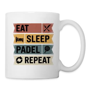 Paddel tennis  - Tasse - Weiß - Rechts