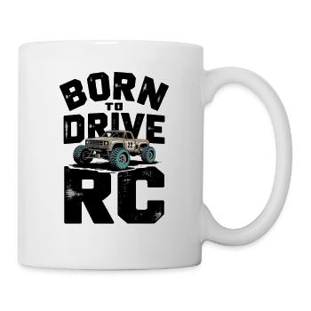  Born To Drive RC Offroad RC Auto Monstertruck RC - Tasse - Weiß - Rechts