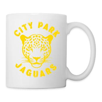 Stadt-Park-Jaguare - Tasse - Weiß - Rechts
