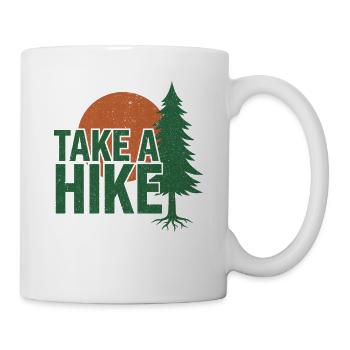 Hiking Camping Trekking Outdoors Nature Mountain - Mug - white - Right
