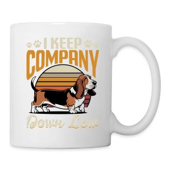 Funny Dog Breed Basset Hound - Tasse - Weiß - Rechts