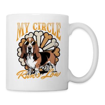 Funny Dog Breed Basset Hound - Tasse - Weiß - Rechts