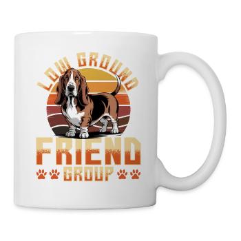Funny Dog Breed Basset Hound - Tasse - Weiß - Rechts