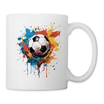Soccer Football Ball Player Supporter Gift Idea - Mug - white - Right