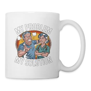 Vet Tech My Problem My Pictogram Mom Veterinarian - Mug - white - Right